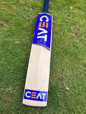 Creative Corner CEAT NEW SPACIAL TANNIS WOODEN (SIZE-03) POPULER WILLOW CRICKET BAT new Org Poplar Willow Cricket  Bat For 9 - 11 Yrs(0.5 kg)