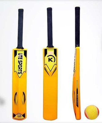 HouseOfCommon PVC Cricket Bat Size-3 For 5-7 Years Kids With 2 Tennis Ball PVC/Plastic Cricket  Bat For 6 - 7 Yrs(400 g)