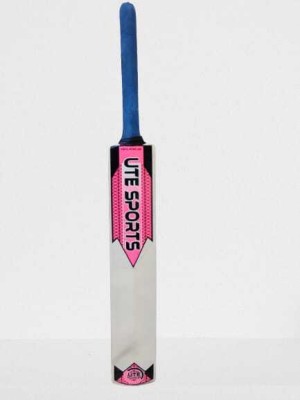 UTE SPORTS Boys and Girls Poplar Wood Willow Cricket Bat with Tennis Cricket Ball (SIZE 5) Poplar Willow Cricket  Bat(600-800 g)