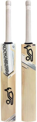 FlexCore KOOKABURRA WHITE GHOST HARD TENNIS KASHMIRI WILLOW BAT FULL SIZE BAT Kashmir Willow Cricket  Bat For 15+ Yrs(900-1100 g)