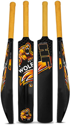 HF WOLF Gold Edition Full Size (Ideal for 15+) Hard PLastic For tennis Ball PVC/Plastic Cricket  Bat For 15+ Yrs(800-900 g) HF WOLF Gold Edition Full Size (Ideal for 15+) Hard PLastic For tennis Ball PVC/Plastic Cricket  Bat For 15+ Yrs(800-900 g)