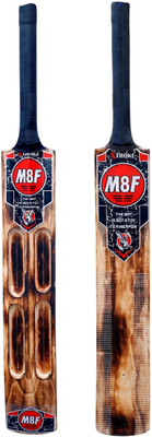 XTROKE Burn Edition Scoop Design with Cover Hard Hitting Lightweight Performance Poplar Willow Cricket  Bat For 10 - 12 Yrs(900 g)
