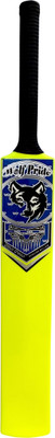 WOLF PRIDE Wild B/Blue Tennis Ball PVC/Plastic Lemon Double Blade Full Size-8 Cricket Bat PVC/Plastic Cricket  Bat For 15+ Yrs(.800 g)