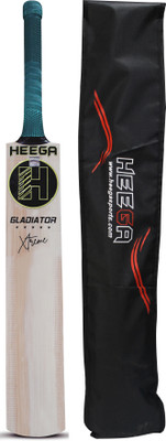 Heega Gladiator Xtreme Kashmir Willow Cricket  Bat For 15+ Yrs(1.2 kg)