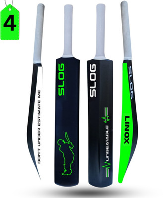 LINOX THE ORIGINAL Slog Size-4 (Ideal for 15+) Hard PLastic For tennis Ball PVC/Plastic Cricket Bat For 10 - 12 Yrs(600 g) LINOX THE ORIGINAL Slog Size-4 (Ideal for 15+) Hard PLastic For tennis Ball PVC/Plastic Cricket Bat For 10 - 12 Yrs(600 g)