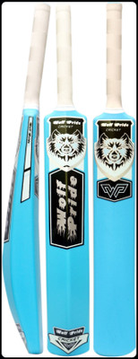 WOLF PRIDE WP White Sticker White Grip Blue Plastic Cricket Bat_B71_jj151 PVC/Plastic Cricket  Bat For 9 - 11 Yrs(800 g)