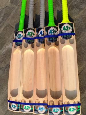RED MOK A2 PLUS Double Blade Hard Tennis Kashmir Willow Cricket  Bat