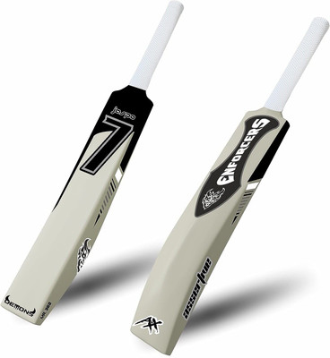 Jaspo 7 Enforcers Heavy Duty Full Size PVC/Plastic Cricket  Bat For 15+ Yrs(850-880 g)