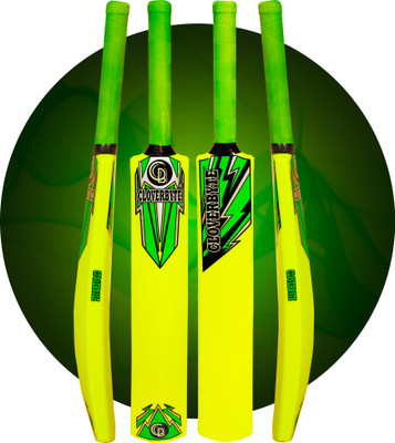 CLOVERBYTE Neon Green 5 No. Size Cricket Bat For Children Age Group 8-15 years PVC/Plastic Cricket  Bat For 12 - 14 Yrs(450 g)