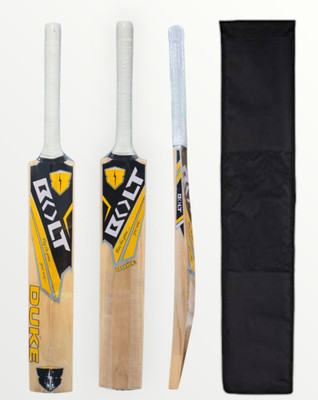 BOLT Duke Himachal Willow Full Size Poplar Willow Cricket  Bat For 15+ Yrs(1000-1200 kg)