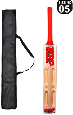 Kansal MBF Scoop Popular Willow Premium Cricket Bat With Bat Cover Poplar Willow Cricket  Bat For 15+ Yrs(850 To 950 g)