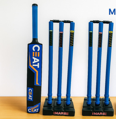 MARS CRICKET KIT PVC / PLASTIC BAT AND STUMP Cricket Kit PVC/Plastic Cricket  Bat For 15+ Yrs(0.6 kg)