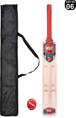 XTROKE Scoop Design Popular with Tennis Ball and Cover Poplar Willow Cricket  Bat For 12 - 14 Yrs(900 TO 1000 g)