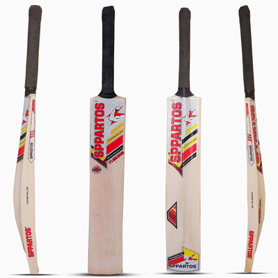 Sppartos Tuborg 2024 New Design Red Color Youth Sizes Kashmir Willow Cricket  Bat For 12 - 14 Yrs(900-1000 g)
