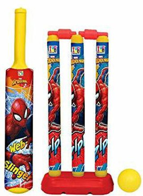 PELEDIANSTAR Plastic Cricket Set with Stump and Ball Kit for 3 Year Old Kids Boys PVC/Plastic Cricket  Bat For 4 - 5 Yrs(100 kg)