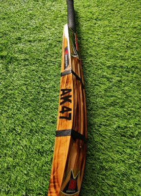 Livesporting Boundry Beliver Hard Tennis Ak47 Kashmir Willow Cricket  Bat For 15+ Yrs(1 kg)