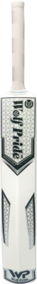 WOLF PRIDE White Wolf White & White Grip White Cricket Bat Size 8 PVC/Plastic Cricket  Bat For 15+ Yrs(850 g)