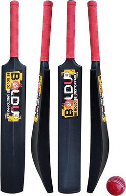 BOLDUP Cricket Bat made of Plastic, Hard PVC, Heavy Duty, and Ball PVC/Plastic Cricket  Bat For 15+ Yrs(800-900 g)