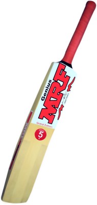 Genius MRF MRF GENIUS Poplar Willow Cricket  Bat For 8 Yrs(.900 kg)