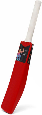 Aditi Toys Poweredge Small Cricket Turf Bat 25.5 inch for Kids Above 5 Year (Red) PVC/Plastic Cricket  Bat For 6 - 7 Yrs(300 g)