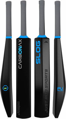 Jaspo Slog Carbonax Cricket Bat -Full Size, PU Filled Plastic bat,HDPE Construction PVC/Plastic Cricket  Bat For 15+ Yrs(880 g)