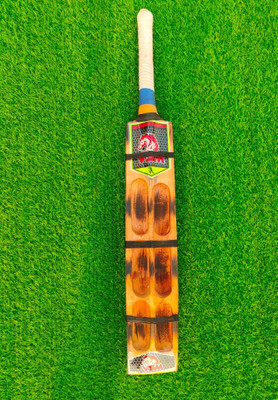 VSM Dynamite X 3 Band Capsule (Design) Double Blade Scoop Burn Fire Full Size Poplar Willow Cricket  Bat For 15+ Yrs(1 kg)