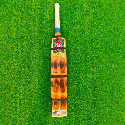 VSM Dynamite X 3 Band Capsule (Design) Double Blade Scoop Burn Fire Full Size Poplar Willow Cricket  Bat For 15+ Yrs(1 kg)
