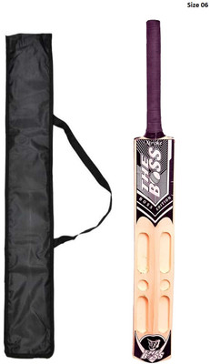 XTROKE The Boss Edition Scoop Design Premium Cricket Bat With Cover For Advance Play Poplar Willow Cricket  Bat For 15+ Yrs(0.90 kg)