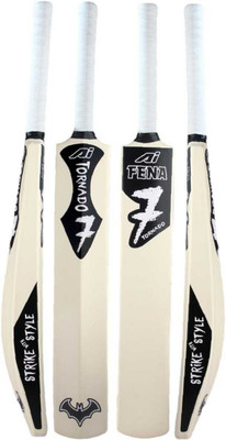 Fena Torando White Cricket Hard Plastic Full Size PVC/Plastic Cricket Bat PVC/Plastic Cricket  Bat For 15+ Yrs(850-900 g)