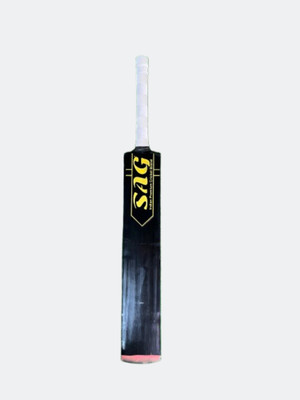 SAG Monsoon Special Hard-Tennis | Singapore Cane Handle | Water-Proof Lightweight Kashmir Willow Cricket  Bat For 15+ Yrs(1 kg)