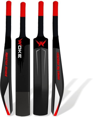 woke Stalwart(BLACK)Heavy Duty,Full Size (34�)Premium Bat PVC/Plastic Cricket  Bat(850 g)