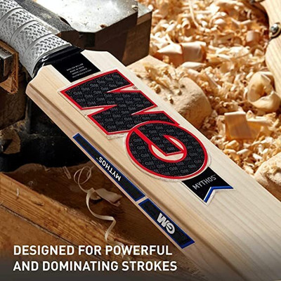 Willow master GM diamond handcrafted English Willow Cricket  Bat For 12 - 14 Yrs(1 kg)