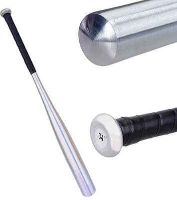Click Dream Non-Slip Alloy Steel Baseball Bat Metal Baseball Stick (80CM) Alloy Baseball  Bat For 15+ Yrs(400 g)