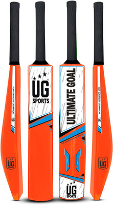 ULTIMATE GOAL Heavy Plastic Cricket Bat For Kids|Soft Grip| 31 IN (Orange, Size 5) PVC/Plastic Cricket  Bat For 12 - 14 Yrs(400-450 g)
