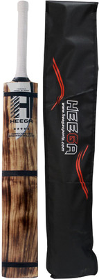 Heega Panther Burn Bat Kashmir Willow Cricket  Bat For 15+ Yrs(1.1 kg)