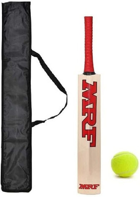 XTROKE Poplar Willow Cricket Bat with Tennis Ball And Cover For Juniors & Beginners. Poplar Willow Cricket  Bat For 10 - 12 Yrs(700 to 1100 g)