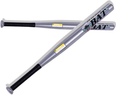 Yash industries meerut YSIGLOBEL@ Heavy Duty Natural Wood Baseball Bat Self Defense baseball {silver} Willow Baseball  Bat For 15+ Yrs(600 g)