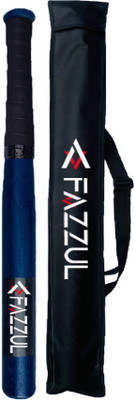 FAZZUL Baseball Bat Natural Wood for Self-Defense With Cover Willow Baseball  Bat For 15+ Yrs(949 g)