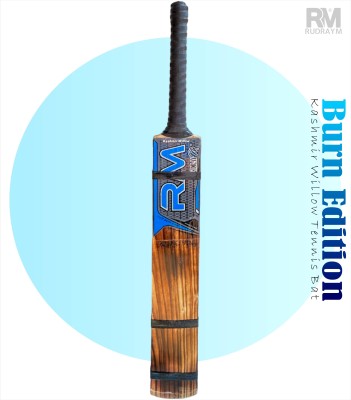 Rm Sports RM Cricket Bat Burn Edition Tennis Bat Wooden Kashmir Willow Cricket  Bat(1 kg)