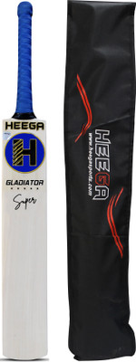Heega Gladiator Super Kashmir Willow Cricket  Bat For 12 - 14 Yrs(1.1 kg)