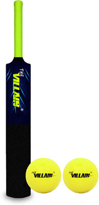 The Villain Bat_2Ball_Combo_8 PVC/Plastic Cricket  Bat For 15+ Yrs(0.25 kg)