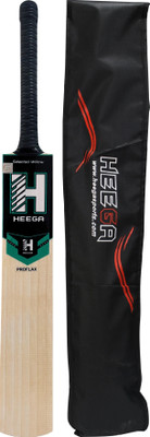 Heega Proflax Kashmir Willow Cricket  Bat For 15+ Yrs(1.2 kg)