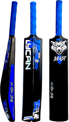 LYCAN Beast Heavy Duty Plastic (34” X 4.5” inches) ,Full Size Premium PVC/Plastic Cricket  Bat For 15+ Yrs(800 g)