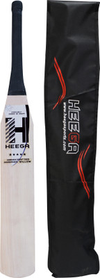 Heega V-Shaped Mongoose Kashmir Willow Cricket  Bat For 15+ Yrs(1100 g)
