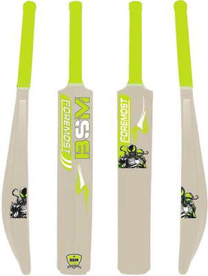 BSM FOREMOST GREEN IVORY PVC/Plastic Cricket  Bat For 15+ Yrs(800-900 g)