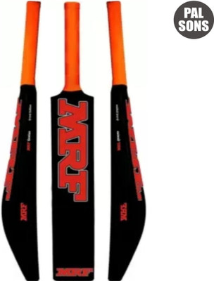 fizo Black Plastic MRF Cricket Bat For Age 15+ Yrs (Full Size)_No.1 PVC/Plastic Cricket  Bat For 15+ Yrs(0.5 kg)