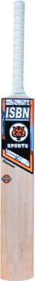 ISBN Hard Tennis Bat Kashmir Willow Cricket  Bat For 15+ Yrs(900-1100 g)