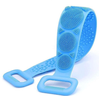 ODIN Silicone Double-Sided Body Scrubber Belt Dead Skin Removal Belt (Multicolor)