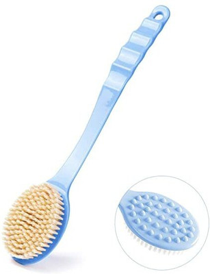 FIVANIO Massage Brush Long Handle Bath Brush With Soft Bristles Hanging