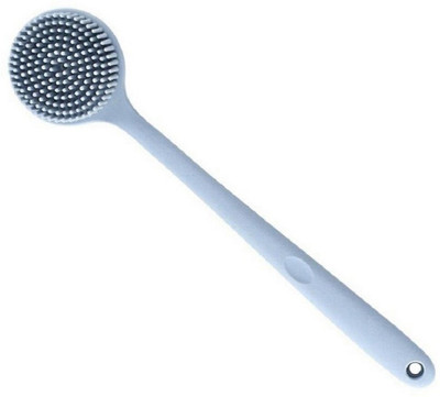 RBGIIT Silicone Bath Brush with Round Head and Grip Handle for Full Back Wash